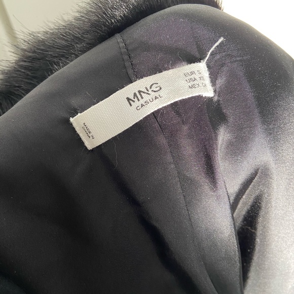 Mango Faux Fur Coat - Picture 4 of 6